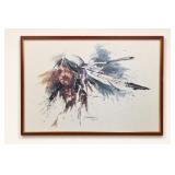 Framed Native American Style Print