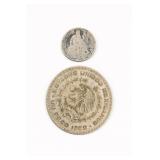 Two Assorted Metal Coins