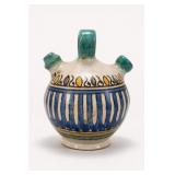 Multicolor Handled Ceramic Jug