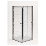 Glass Display Case with Shelves