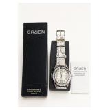Gruen Silver-Tone Wristwatch with Box