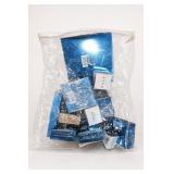 Bag of Assorted Blue Packaged Items