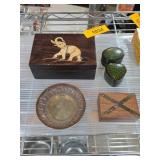 Decorative Boxes and Small Dish Assortment