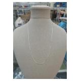 Silver-Tone Chain Necklace