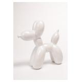 White Balloon Dog Figurine