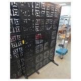 Black Metal Decorative Room Divider