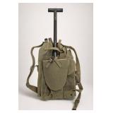 Green Canvas Rolling Backpack