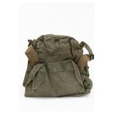 Olive Green Canvas Backpack