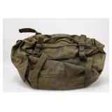 Olive Green Canvas Duffel Bag