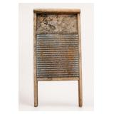 Metal and Wood Washboard
