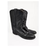 Pair of Black Western Boots
