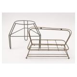 Two Metal Wire Racks