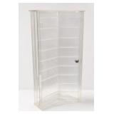 Clear Acrylic Corner Display Cabinet
