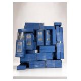 Large Group of Blue VHS Tapes