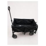 Black Collapsible Utility Wagon
