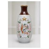 Decorative Ceramic Vase with Floral Design