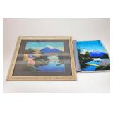 Framed and Unframed Landscape Prints