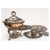 Silver-Tone Serving Pieces Group