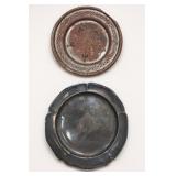 Two Decorative Metal Plates