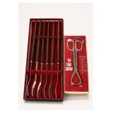 Boxed Seafood Forks and Crab Cracker Set
