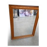 Wood Framed Wall Mirror