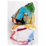 Assorted Colorful Fabric Pieces