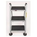 Three-Step Metal Utility Ladder