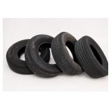 Set of Four Black Tires
