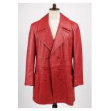Red Double-Breasted Coat