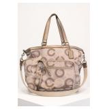 Tan and Brown Patterned Handbag