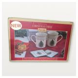 Boxed Christmas Tree Mug and Plate Set