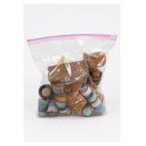 Bag of Assorted Wooden Game Pieces