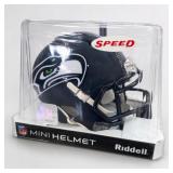 Seattle Seahawks Riddell Mini Helmet in Box
