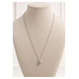 Silver-Tone Pendant Necklace