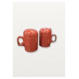Pair of Red Ceramic Mugs