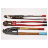 Assorted Large Hand Tools with Red Handles