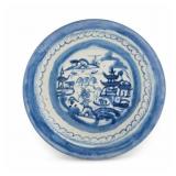 Blue and White Decorative Plate
