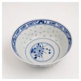 Blue and White Porcelain Bowl
