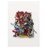 Assorted Colorful Wristbands and Keychains