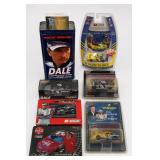 Assorted Die-Cast NASCAR Collectible Cars in Packaging