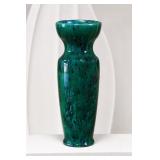 Tall Green Ceramic Vase