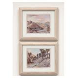 Pair of Framed Landscape Prints