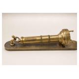 Brass-Tone Nautical Style Cannon Model
