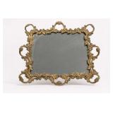 Ornate Gold-Tone Framed Mirror