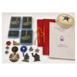 Fraternal Organization Pins, Medals and Booklets