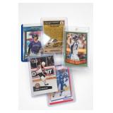 Assorted Sports Trading Cards in Plastic Sleeves