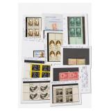 Assorted United States Stamp Blocks and Sheets
