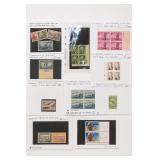 Album Page With Assorted Postage Stamps