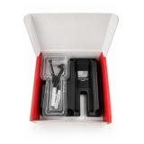 Black Electronic Device With Accessories in Box