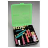 Plastic Case With Assorted Shotgun Shells